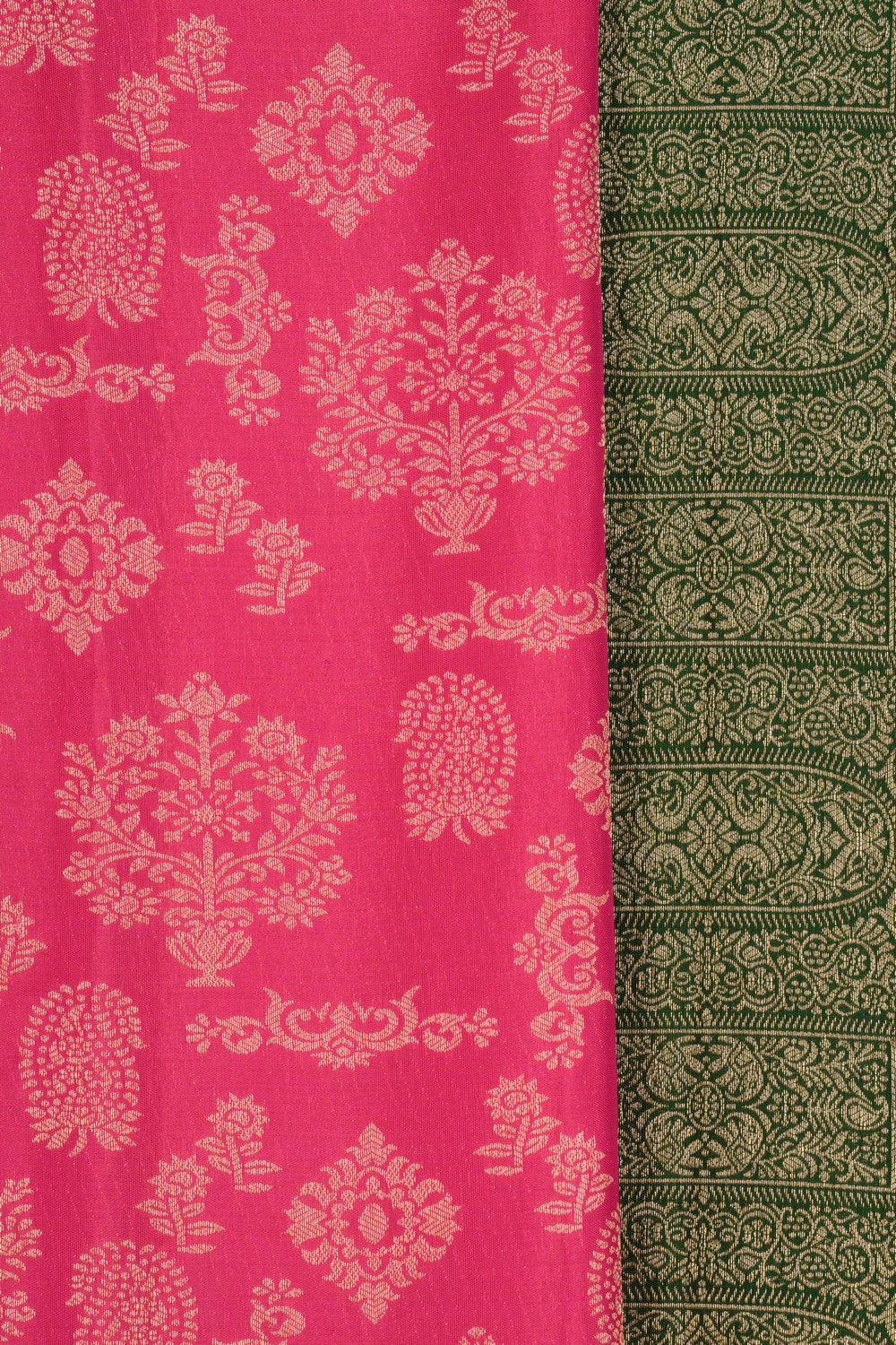 Image of Kanchipattu Brocade Silk Pink Saree
